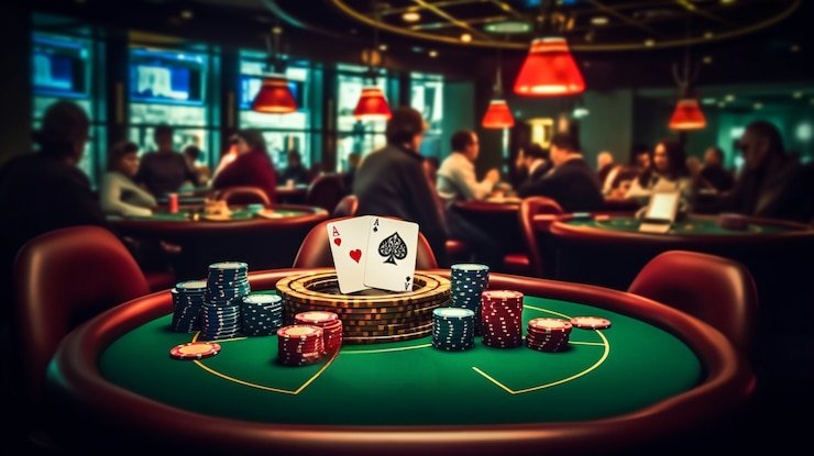 Studio live dealer Dream Gaming dengan host dan multi-kamera di semarak4d
